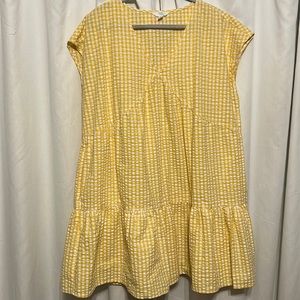 Time & Tru, yellow dress, XL